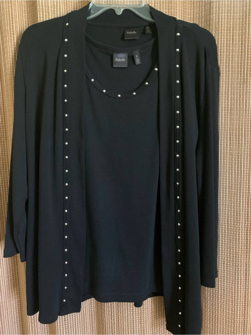 Black Rafaella 2 Piece Tunic Set